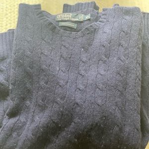 2 Ralph Lauren Cable Knit Cashmere Sweaters